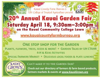 Kauai Garden Fair flyer